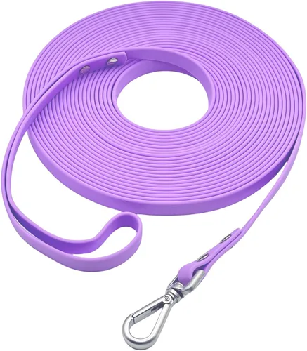 Vista 10 de Correa Larga de Entrenamiento para Perros Impermeable Línea Larga Resistente para Exteriores Correa de Llamada 10ft 15ft 20ft 30ft 50ft para Perros