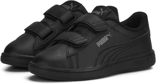 Vista 5 de PUMA Tenis unisex Smash 3.0 de cuero con velcro para niños