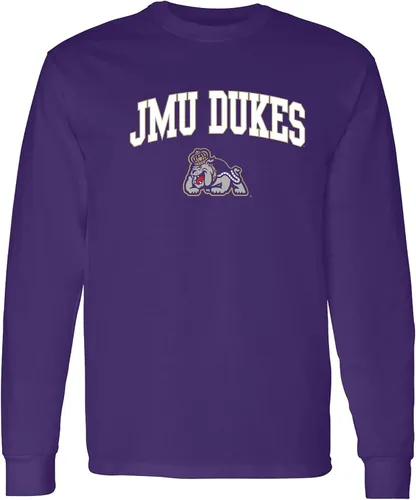 Vista 55 de NCAA oficial de College – University Team Color Arco Logo Manga Larga