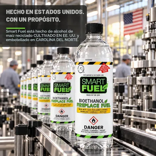Vista 7 de SmartFuel - Combustible de bioetanol, alcohol desnaturalizado para fogatas