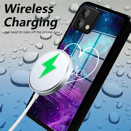 Vista 246 de Funda para Motorola Moto G Stylus 5G 2021 de vidrio templado, funda negra con diseño de mujer negra africana para mujeres y hombres, antiarañazos, a