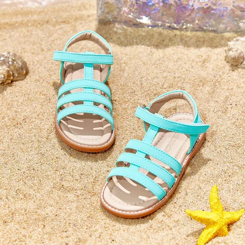 Vista 201 de THEE BRON Sandalias cómodas para niñas, zapatos para niños, sandalias rellenas