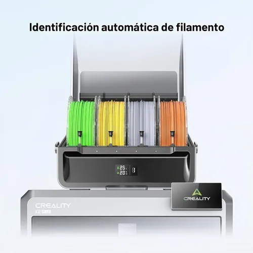 Vista 8 de Creality CFS - Sistema de filamento de impresora 3D multicolor, identificación automática de material, conmutación/relé inteligente, soporta 4