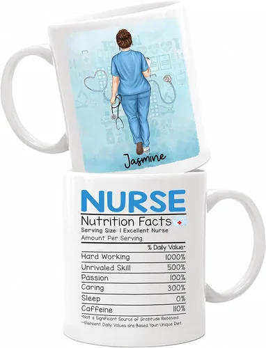 Vista 13 de Taza de café con nombre personalizado para médicos, taza de café personalizada para médicos, regalo para hombres, hombres, doctores, estetoscopio