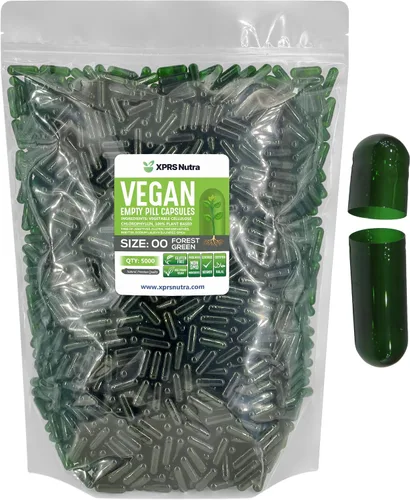 Vista 15 de XPRS Nutra Cápsulas vacías de tamaño 00 – 100 cápsulas veganas vacías – Pastillas vacías vegetarianas – Relleno de cápsulas vegetales DIY