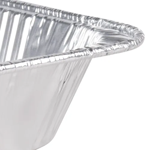 Vista 3 de Durable Packaging Sartenes de mesa de vapor de aluminio, tamaño medio, 2.19" de profundidad, 10.38 x 12.75, 100/cartón