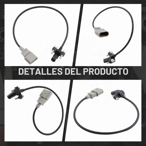 Vista 3 de 07K906433B Sensor de posición del cigüeñal compatible con Volkswagen Jetta 2005-2014 5 cilindros 2.5L motor compatible con Golf 2010-2014 compatible