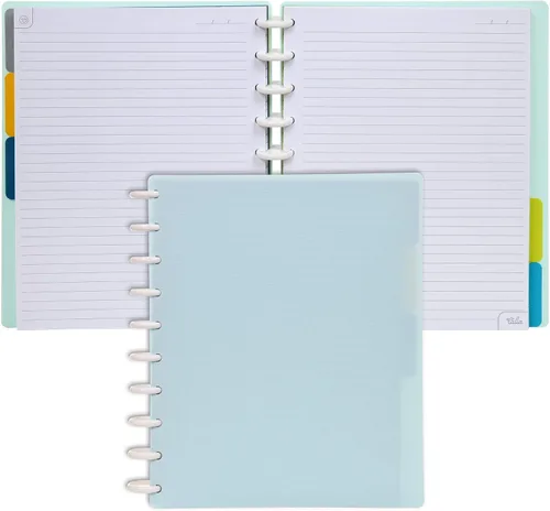 Vista 33 de Talia - Cuadernos de notas con tapas, planificador, personalizables, (Rosa de los 90, Junior (5.5 pulgadas x 8.5 pulgadas))