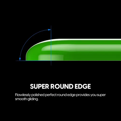 Vista 4 de Superglide - Patas patines para mouse más rápidos y suaves fabricados con suela de cristal ultra resistente, impecable, súper rápida, suave