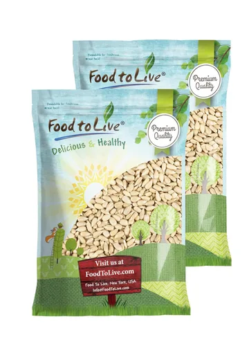 Vista 10 de Food to Live Semillas de girasol germinadas orgánicas con sal del Himalaya, 1 libra, granos crudos, perfectas para cocinar, hornear y aperitivos