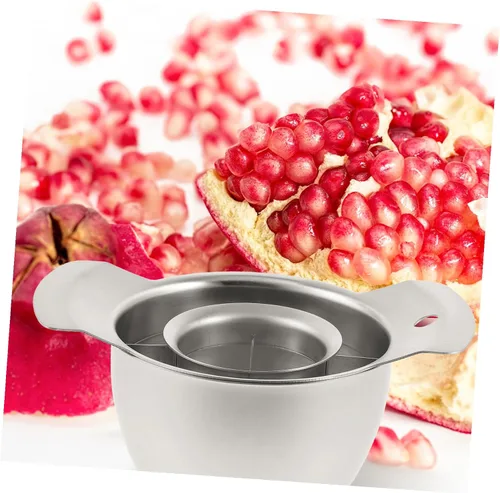 Vista 7 de Kichvoe Herramienta removedor de semillas de granada, pelador de granada de cocina con cuenco y martillo abridor de frutas para remoción de 6.88 x
