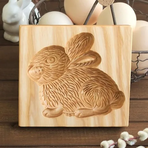 Vista 26 de Molde de Galletas de Madera, Molde de Horneado 3D, Herramienta de Decoración de Gravura para Artesanía, Adecuado para Halloween, Acción de Gracias