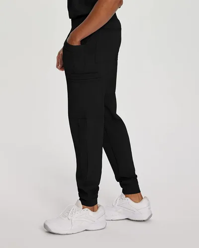 Vista 2 de Urbane Impulse 9913lLKA - Pantalones deportivos elásticos de 7 piezas para hombre Grafito