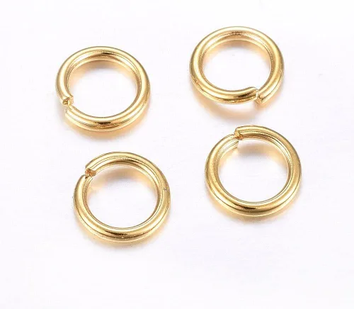 Vista 16 de HDSupplies 100 piezas - 4mm de argollas de acero inoxidable 304 de tono negro - Calibre 22 (espesor de 0.6mm)