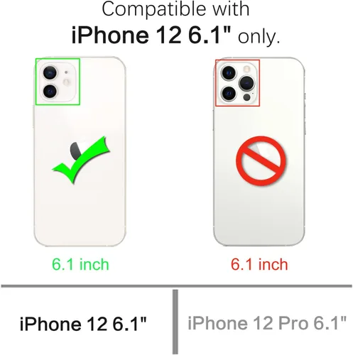 Vista 2 de BENTOBEN Funda para iPhone 12, iPhone 12, lindo patrón de corazón, ajuste delgado, suave, flexible, a prueba de golpes, TPU para mujeres, niñas