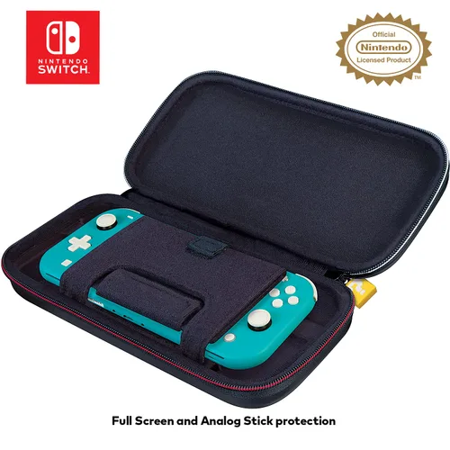 Vista 9 de Game Traveler Nintendo Switch Super Mario Case - Adjustable Viewing Stand & Game Case Storage , Protective Vinyl Hard Shell Case with Deluxe Carry