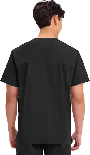Vista 43 de Cherokee WW Professionals WW695 - Camisa de uniforme sanitario para hombre, con cuello en V