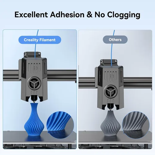 Vista 3 de Creality Filamento PLA de 0.069 pulgadas, paquete de 26.5 lbs, filamento de impresora 3D de alta precisión +/-0.001 in, extrusión consistente