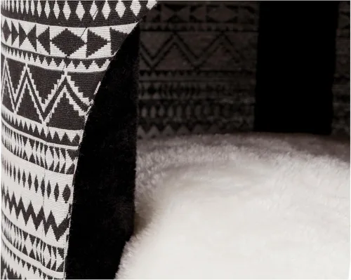 Vista 4 de TRIXIE Giada Cat Tower Scratching Post, condominio con cojín extraíble, hamaca, plataforma superior para cama de 28.66 libras