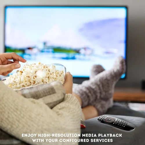 Vista 8 de Raxxio MAG544w3 Set-Top Box - Reproductor multimedia de transmisión 4K HDR, salida HDR 4K, Amlogic S905Y4, Linux 4.9, Wi-Fi de doble banda, cable