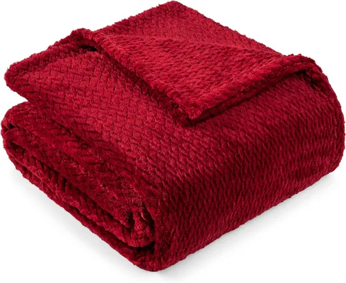 Vista 20 de PAVILIA - Manta de forro polar suave y sólida de color negro para sofá, mantas ligeras y mullidas y cálidas para cama, manta de franela mullida