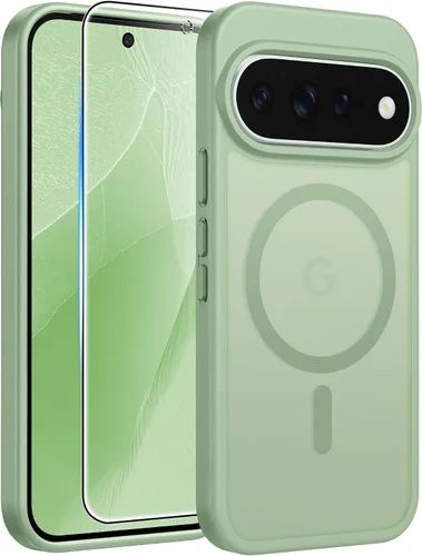 Vista 77 de FNTCASE - Funda para iPhone 16 Pro: magnética, mate, translúcida, de grado militar, protectora contra caídas, resistente, fina, duradera y a prueba