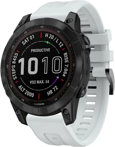 Vista 11 de REYDA Correa de silicona compatible con Garmin Fenix 7/7 Pro/6/6 Pro/5/5 Plus, 0.866 pulgadas de ajuste rápido, correa de silicona deportiva