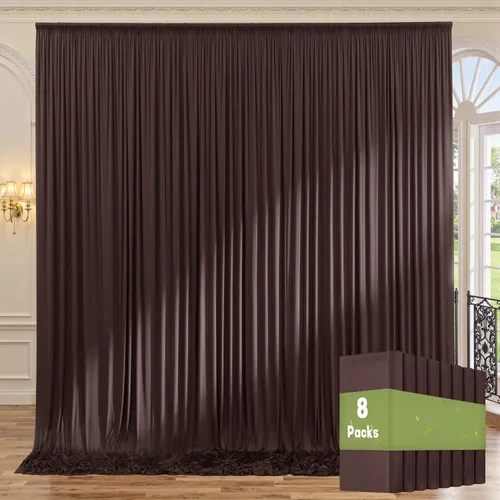 Vista 99 de Cortinas de fondo negras negras sin arrugas para fiestas, cortinas de tela gruesa para telón de fondo de fotos para cumpleaños, bodas, baby shower
