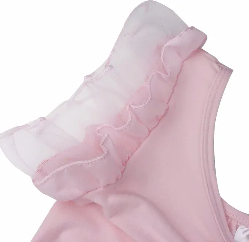 Vista 4 de FEESHOW Vestido de gimnasia con volantes y manga para niños y niñas