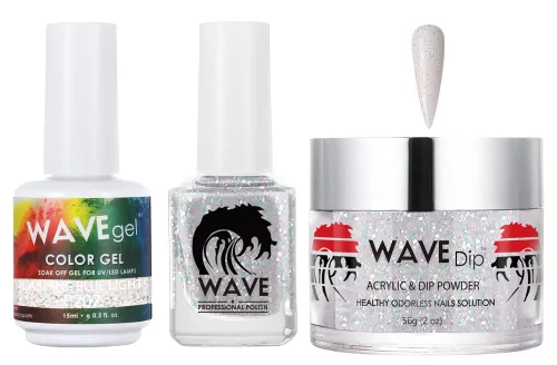Vista 126 de WAVEGEL - Juego de gel de remojo, laca de uñas y polvo acrílico a juego - Colección Simplicity - #P109 Blizzard