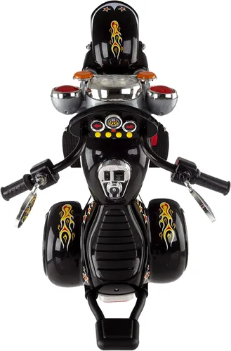 Vista 5 de Motocicleta Chopper de 3 ruedas para niños, triciclo, funciona a pilas, juguete de paseo de Lil 'Rider, juguete de paseo para niños y niñas