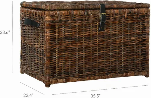 Vista 5 de happimess Michael Wicker - Baúl plegable de almacenamiento de 35.5 pulgadas