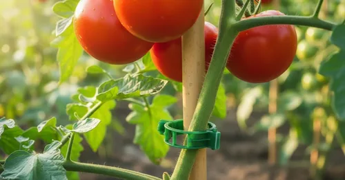 Vista 6 de 100 clips de plástico asegurados para plantas, clips reutilizables para soporte de plantas, clips de tomate para asegurar plantas trepadoras, uvas