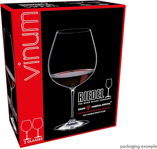 Vista 6 de Riedel Vinum Pinot Noir - Juego de 2 copas de vino, aptas para lavavajillas, 6416/07