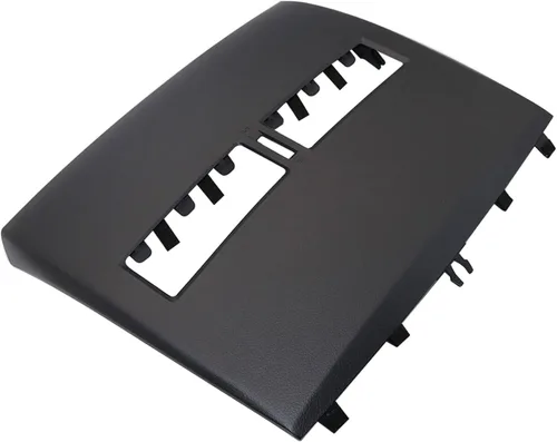 Vista 2 de XQSMWF Bisel de ventilación de aire para tablero central superior delantero negro compatible con Nissan Versa 2007 2008 2009 2010 2011 2012