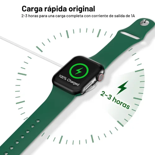 Vista 3 de Cable magnético de carga rápida actualizado 2026 para cargador de Apple A-blanco
