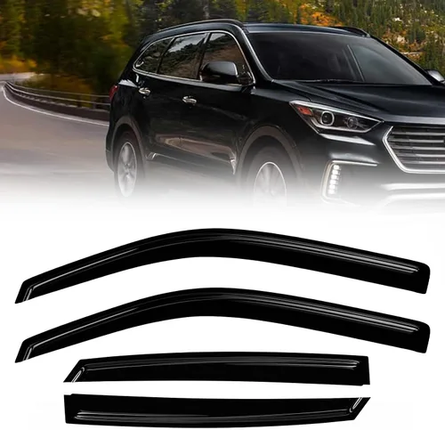 Vista 52 de Protectores de lluvia de ventana para Ford F150 SuperCab 2004-2014 2 piezas deflector de ventana para 09-14 F-150 con 2 puertas delanteras
