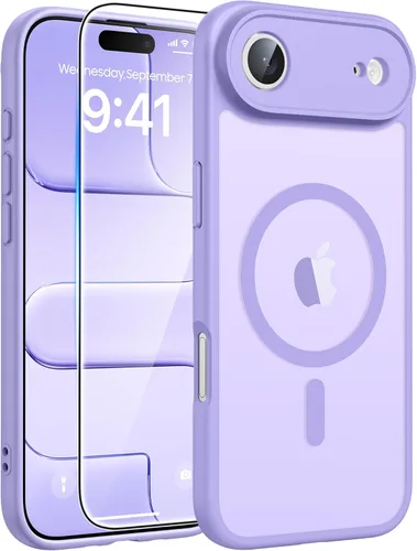 Vista 86 de FNTCASE - Funda para iPhone 16 Pro: magnética, mate, translúcida, de grado militar, protectora contra caídas, resistente, fina, duradera y a prueba