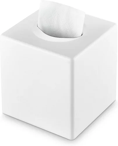 Vista 15 de Y-in Hand Funda para caja de pañuelos, soporte cuadrado para caja de pañuelos faciales, accesorios de almacenamiento para tocador de baño, encimeras