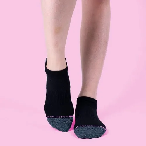 Vista 3 de Dr. Motion calcetines de compresión de corte bajo para mujer, 2 piezas