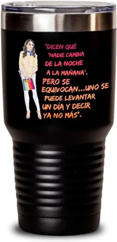 Vista 2 de Regalo para amigas Taza de cafe para hija Perfecto regalo para navidad, graduados, profesionales y estudiantes Vaso con afirmaciones positivas