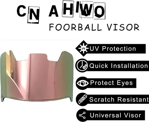 Vista 3 de Visera de Fútbol - Casco de Fútbol y Lacrosse