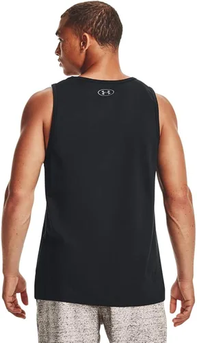 Vista 3 de Under Armour Camiseta deportiva sin mangas con logotipo para hombre