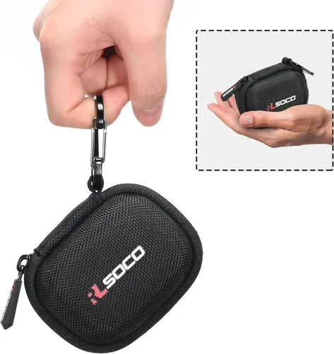 Vista 6 de RLSOCO Estuche Protector para Auriculares de Oído Abierto SHOKZ OpenDots ONE, Auriculares Inalámbricos Bluetooth - Negro (Solo Estuche)