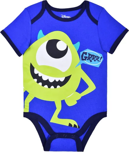 Vista 2 de Disney Body y babero Monster Inc. Mike para bebé (3 unidades)