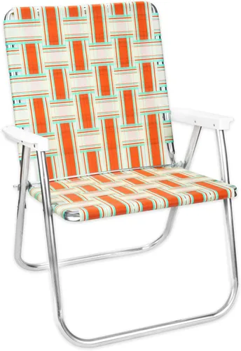 Vista 14 de Lawn Chair USA - Sillas de exterior para campamento, deportes y playa Lawn Chair USA - Sillas fabricadas con marcos de aluminio ligeros y cinchas