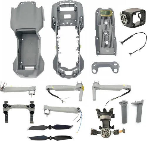 Vista 2 de Piezas de reparación para D-JI Mavic Air 2s Drone Módulo de visión delantera Cable de señal flexible Marco de lente de cámara Brazo motor del eje P