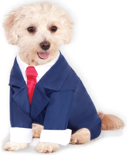 Vista 2 de Traje de negocios para mascotas de la marca Rubies, XL, Azul