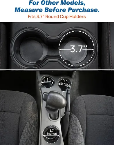 Vista 3 de JOYTUTUS Inserto para portavasos de 3.5 pulgadas compatible con Trailblazer 2002-2009, apto para Envoy 2002-2009