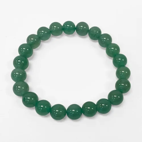 Vista 567 de Gem Avenue Handmade Round Bead Stretch Bracelet Unisex Natural Stone Beaded Jewelry for Men & Women, Elastic Wristband for Daily Wear